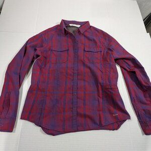 Woolrich Button Up Long Sleeve Pearl Snap Womens Small Western Rodeo
